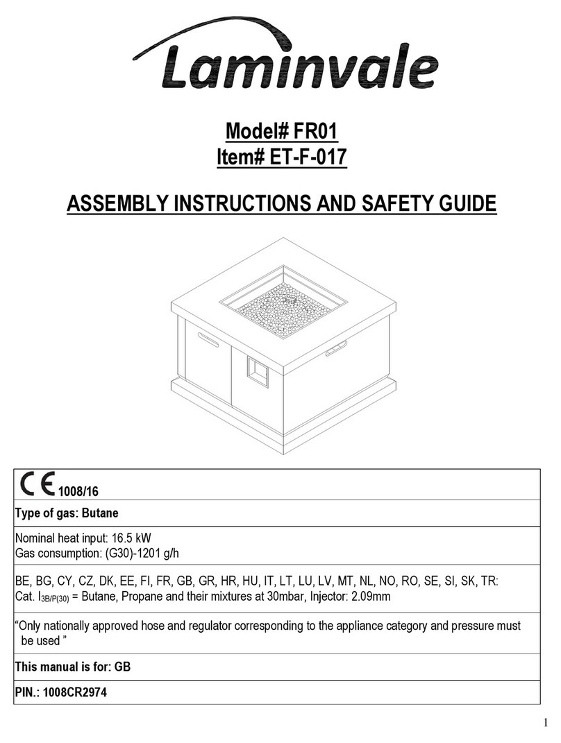 Laminvale FR01 ASSEMBLY INSTRUCTIONS AND SAFETY GUIDE