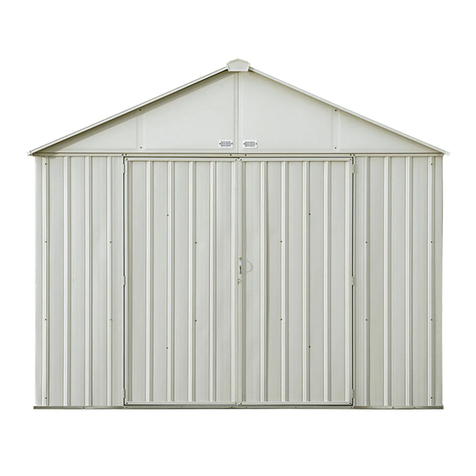 Arrow Storage Products EZEE SHED EZ10872HVCR Owner's manual & assembly guide