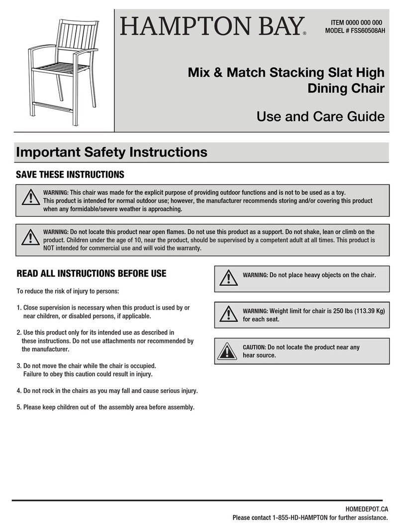 HAMPTON BAY FSS60508AH Use and care guide HAMPTON BAY FSS60508AH Use and care guide