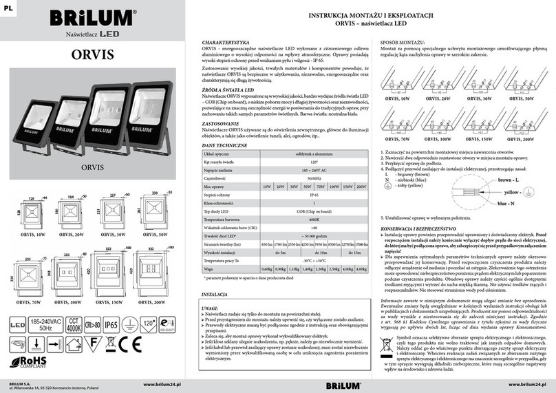 Brilum ORVIS User manual