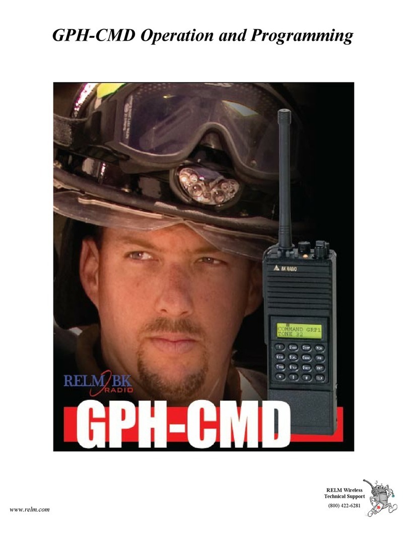 RELM GPH-CMD Owner's manual