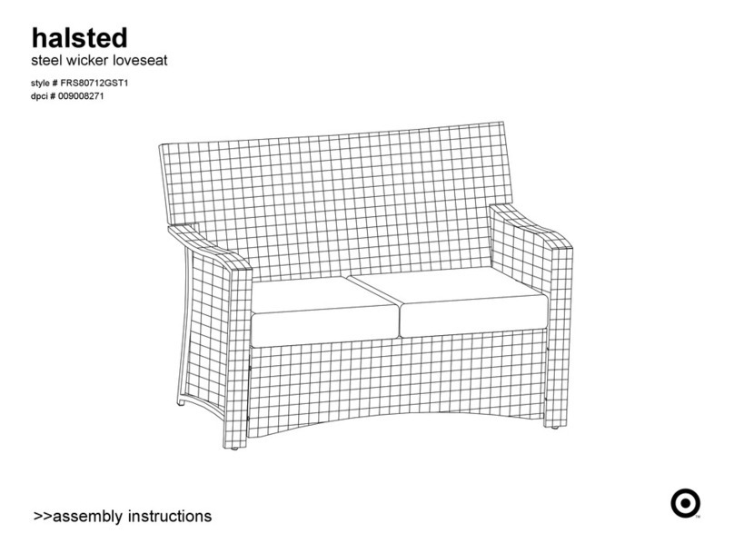 YOTRIO Target halsted FRS80712GST1 Assembly instructions