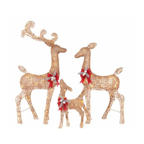 Home Accents Holiday 21RT45820112 Assembly instructions