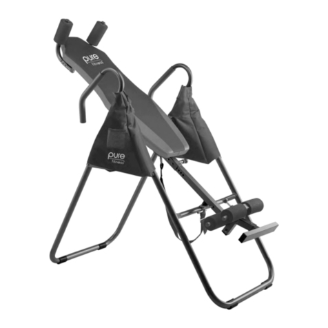 Pure Fitness DELUXE INVERSION THERAPY TABLE user manual