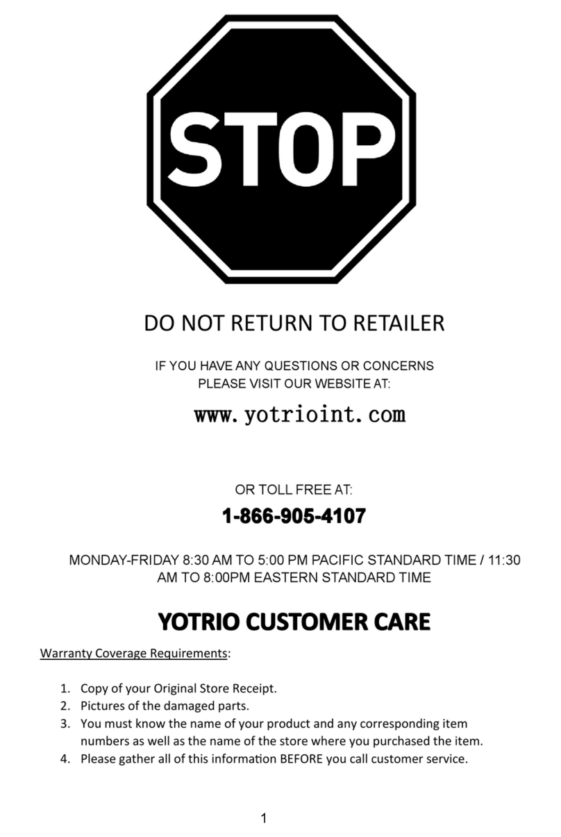 YOTRIO BH18-092-099-64 User manual