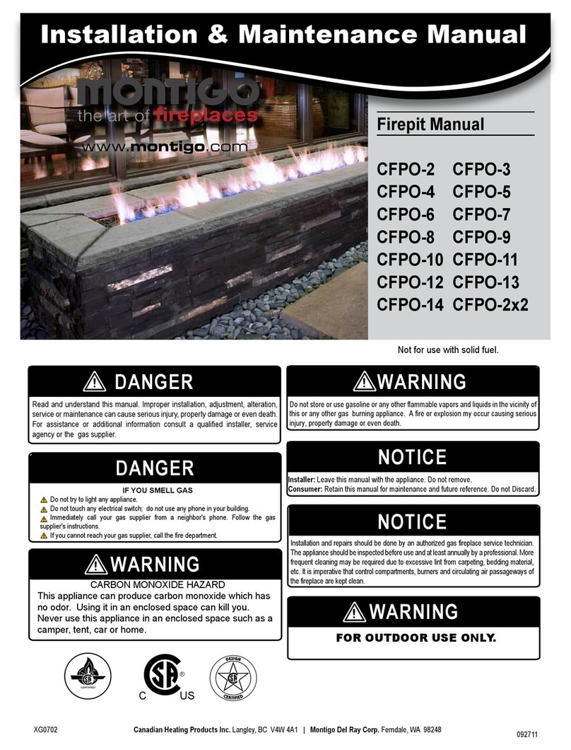 Montigo CFPO-2 Installation & maintenance manual