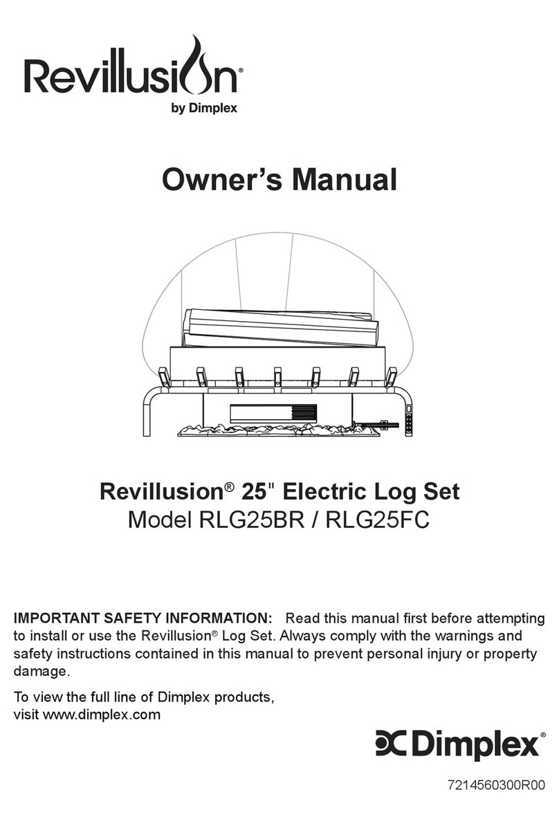 Dimplex RLG25BR User manual