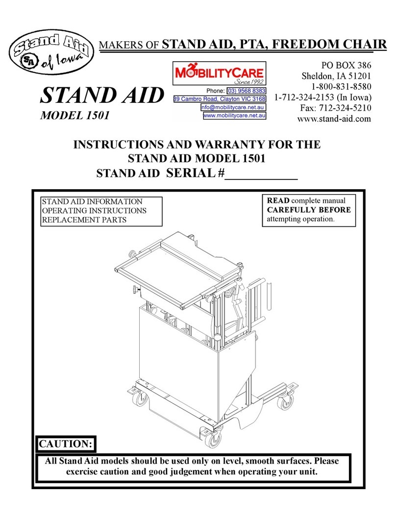 Stand Aid 1501 Instructions and warranty