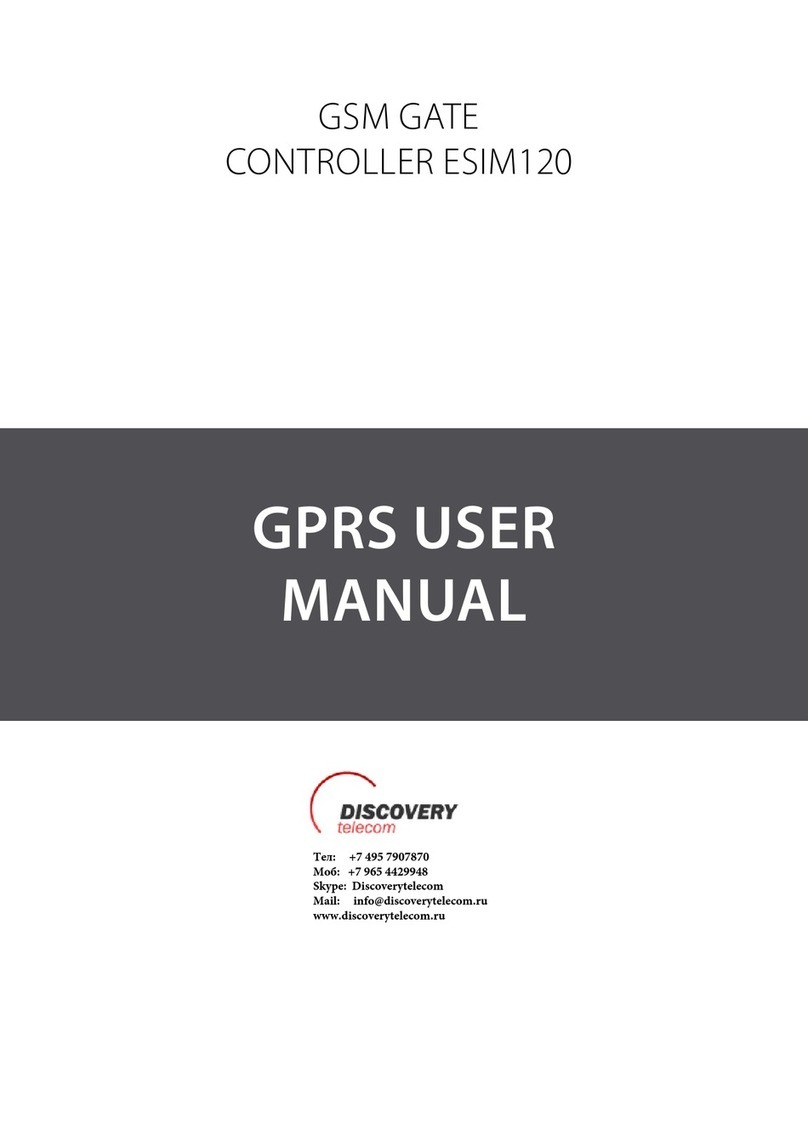 Discovery Telecom ESIM120 user manual