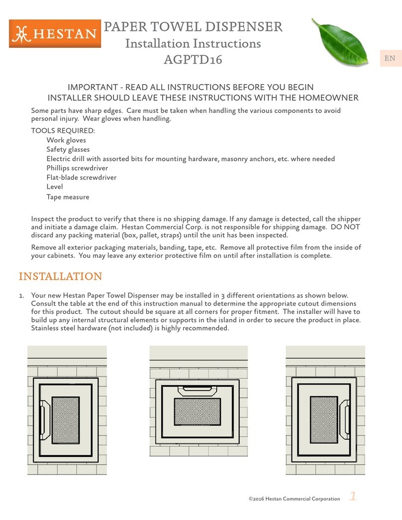 hestan AGPTD16 installation instructions