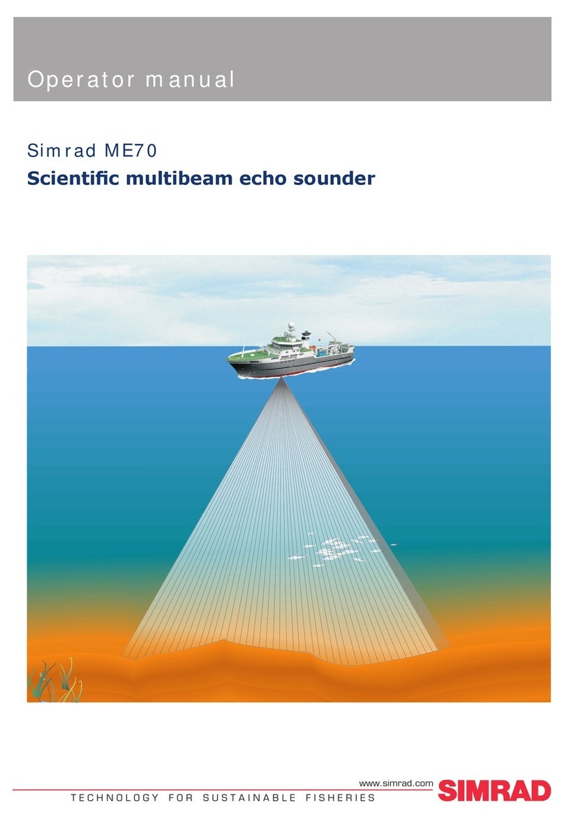Simrad ME70 -  REV C Operator's manual