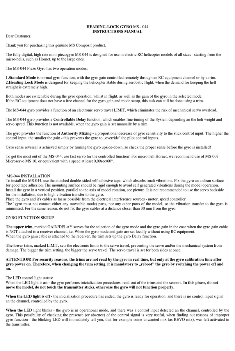 MS Composit MS-044 instruction manual