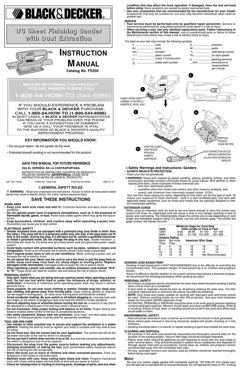 Black & Decker FS350 User manual