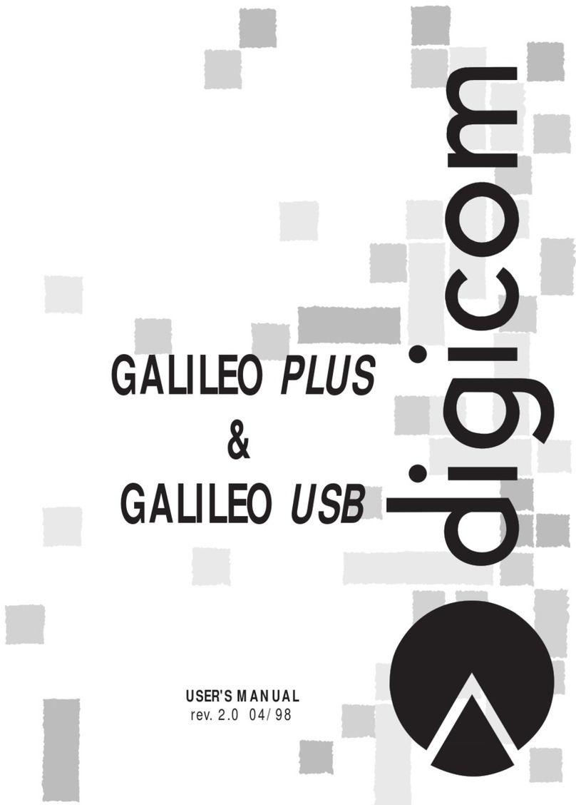 Digicom GALILEO PLUS user manual
