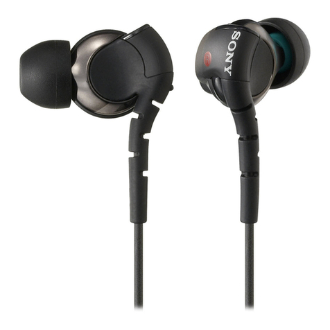 Sony MDR-EX310SL operating instructions