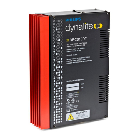 Philips Dynalite DRC810DT User manual Philips Dynalite DRC810DT User manual