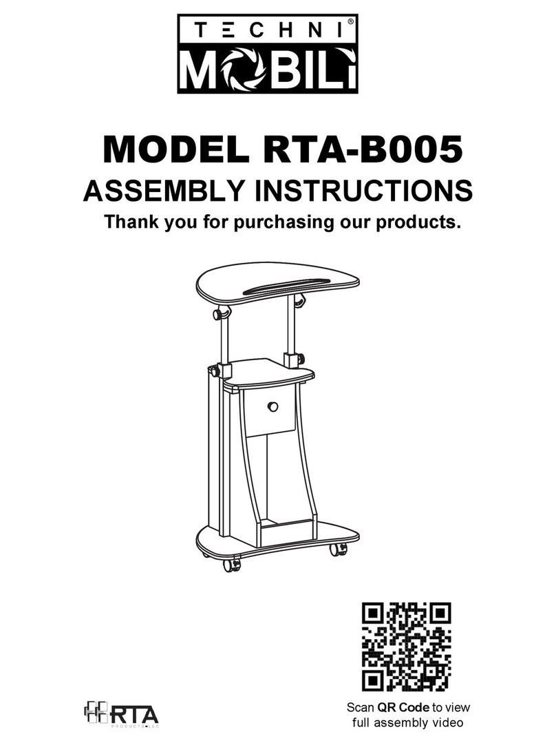 Techni Mobili RTA-B005 User manual