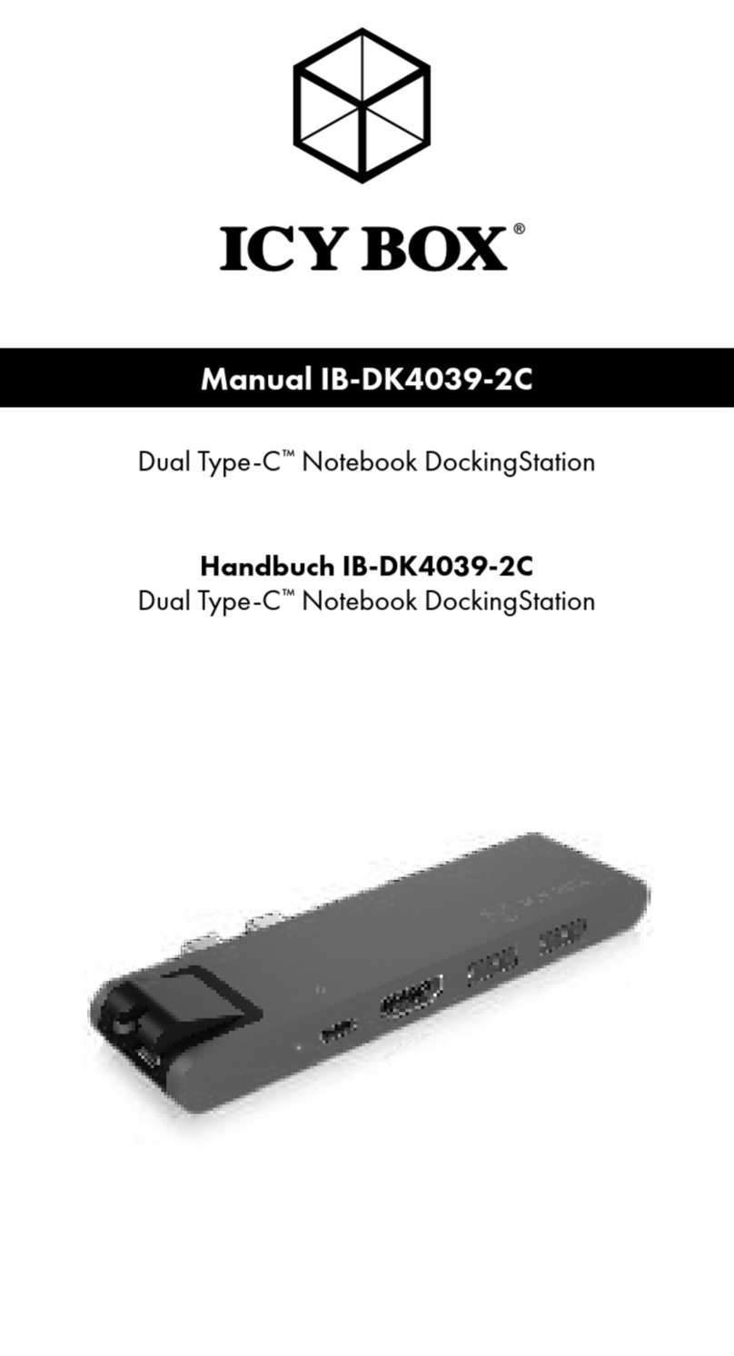 Icy Box IB-DK4039-2C User manual Icy Box IB-DK4039-2C User manual