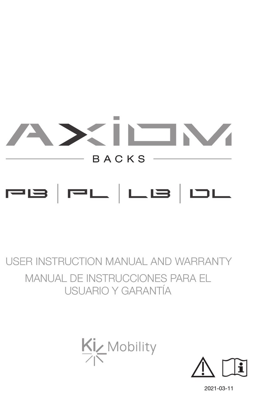 Ki Mobility Axiom PL Installation and operation manual