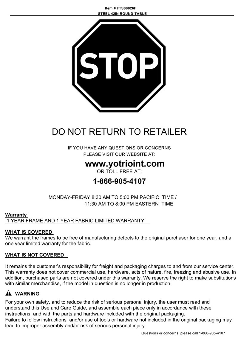 YOTRIO FTS00026F quick start guide YOTRIO FTS00026F quick start guide