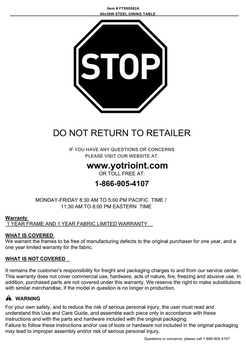 YOTRIO FTS00002A User manual