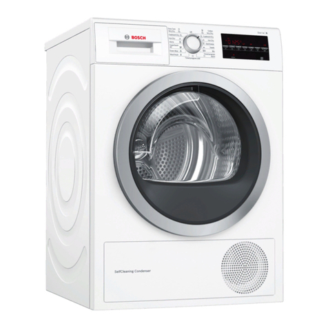 Bosch WTW85460AU Installation and operating instructions