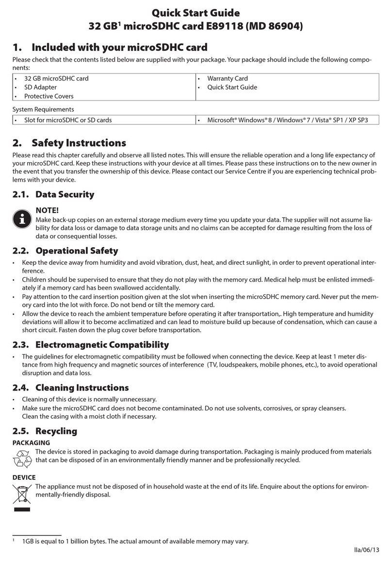 Medion E89118 User manual