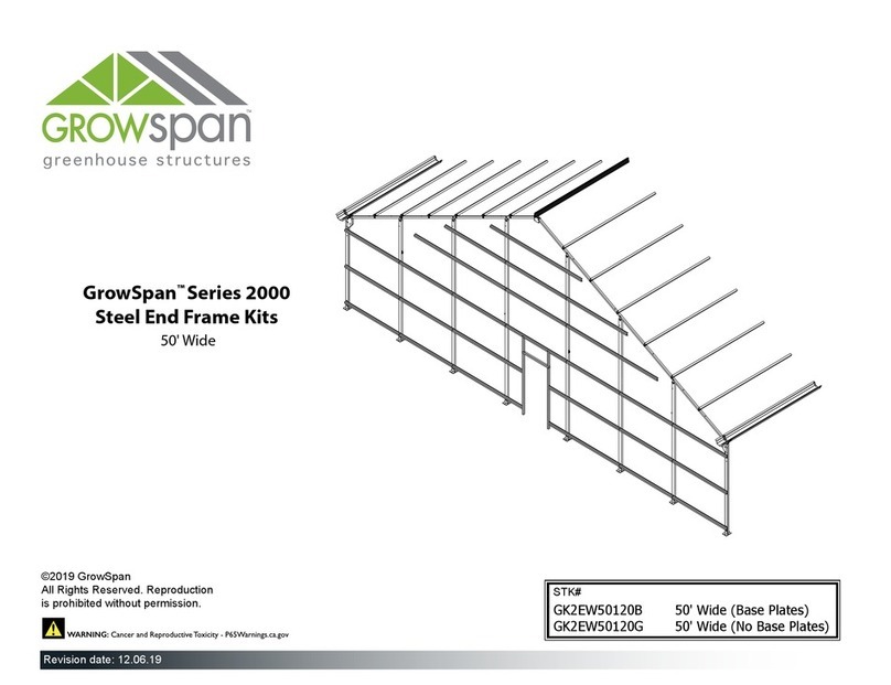GrowSpan 2000 Series manual