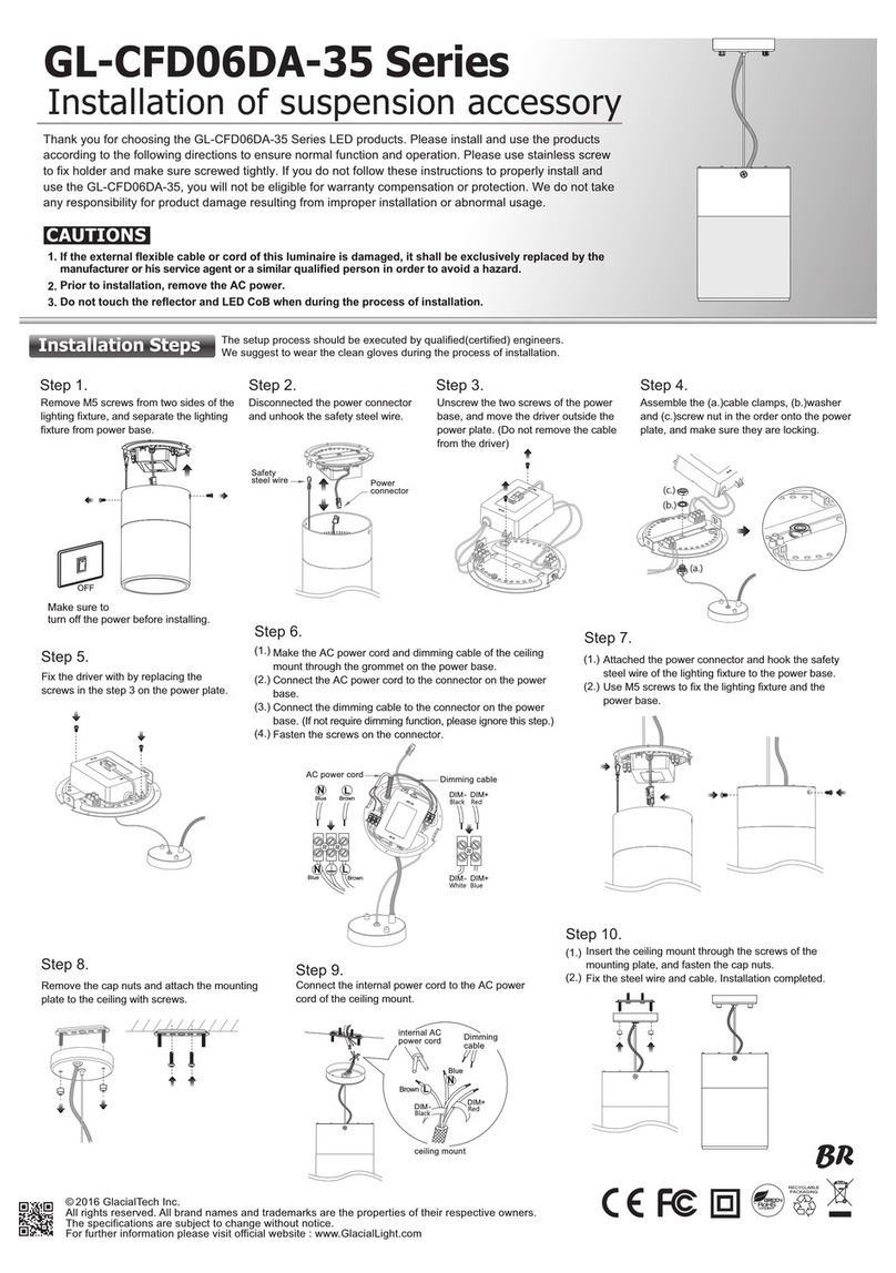 GlacialLight GL-CFD06DA-35 Series instruction manual