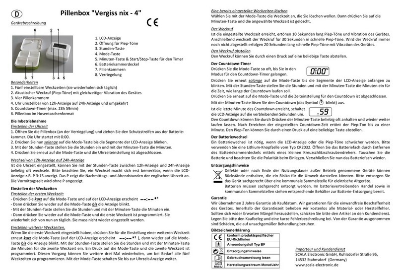 Scala Vergiss nix-4 manual