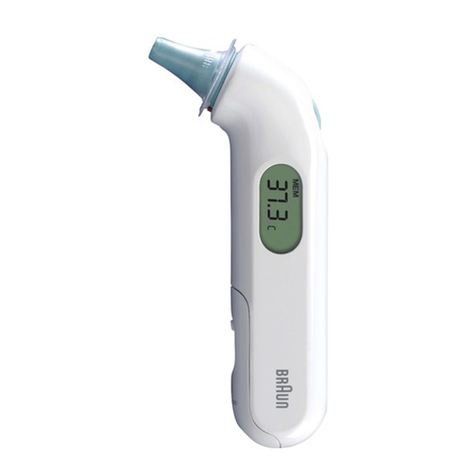Braun thermoscan IRT 3030 User manual