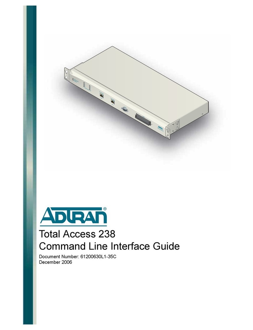ADTRAN 1200630L1 User manual