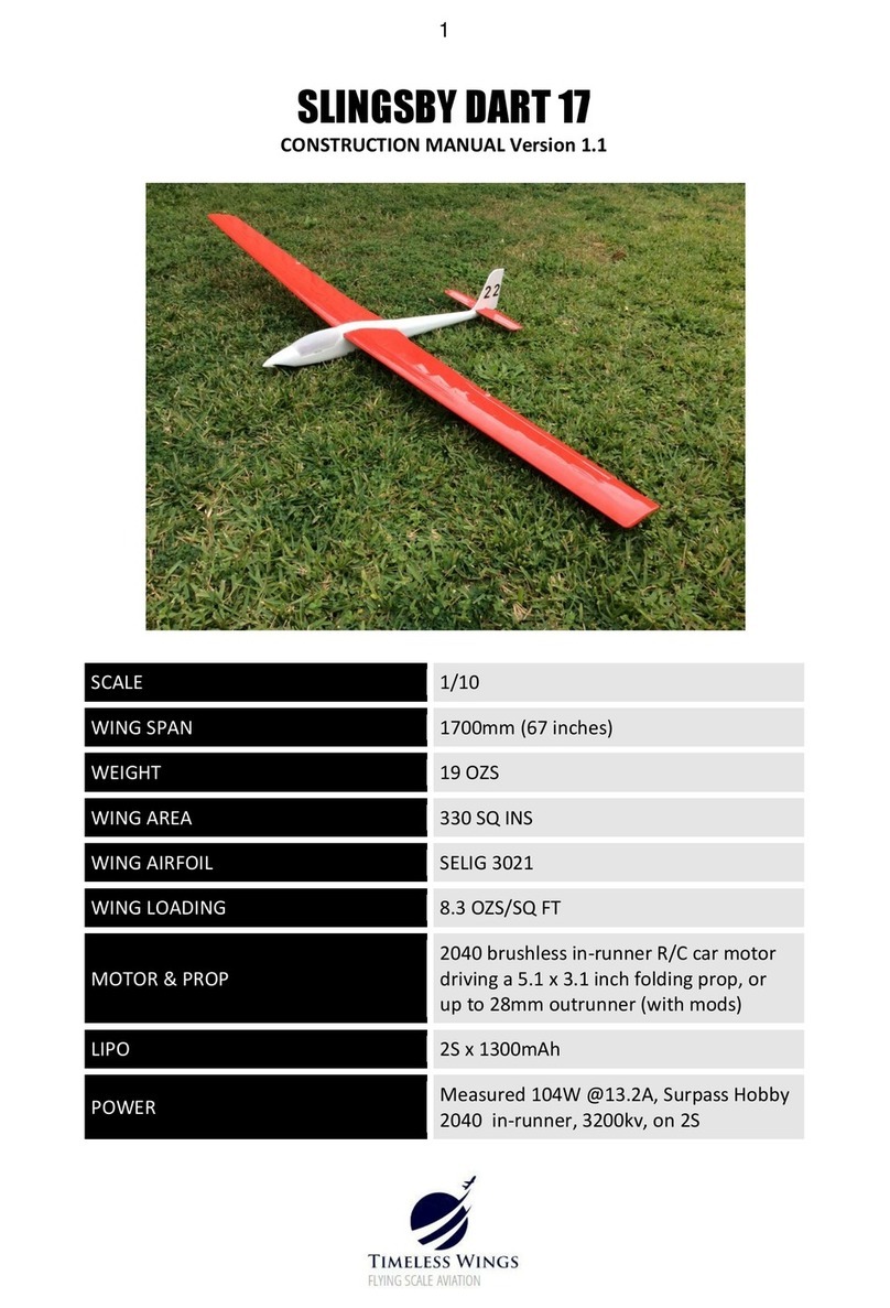 Timeless Wings SLINGSBY DART 17 Instructions for use