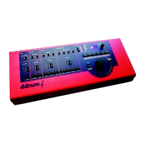 Clavia ddrum4 User manual