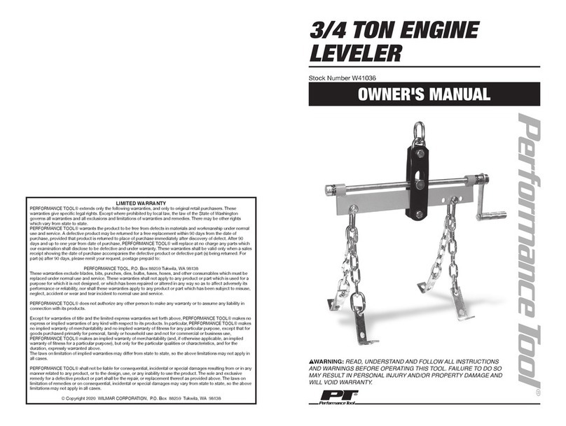 PT W41036 owner's manual
