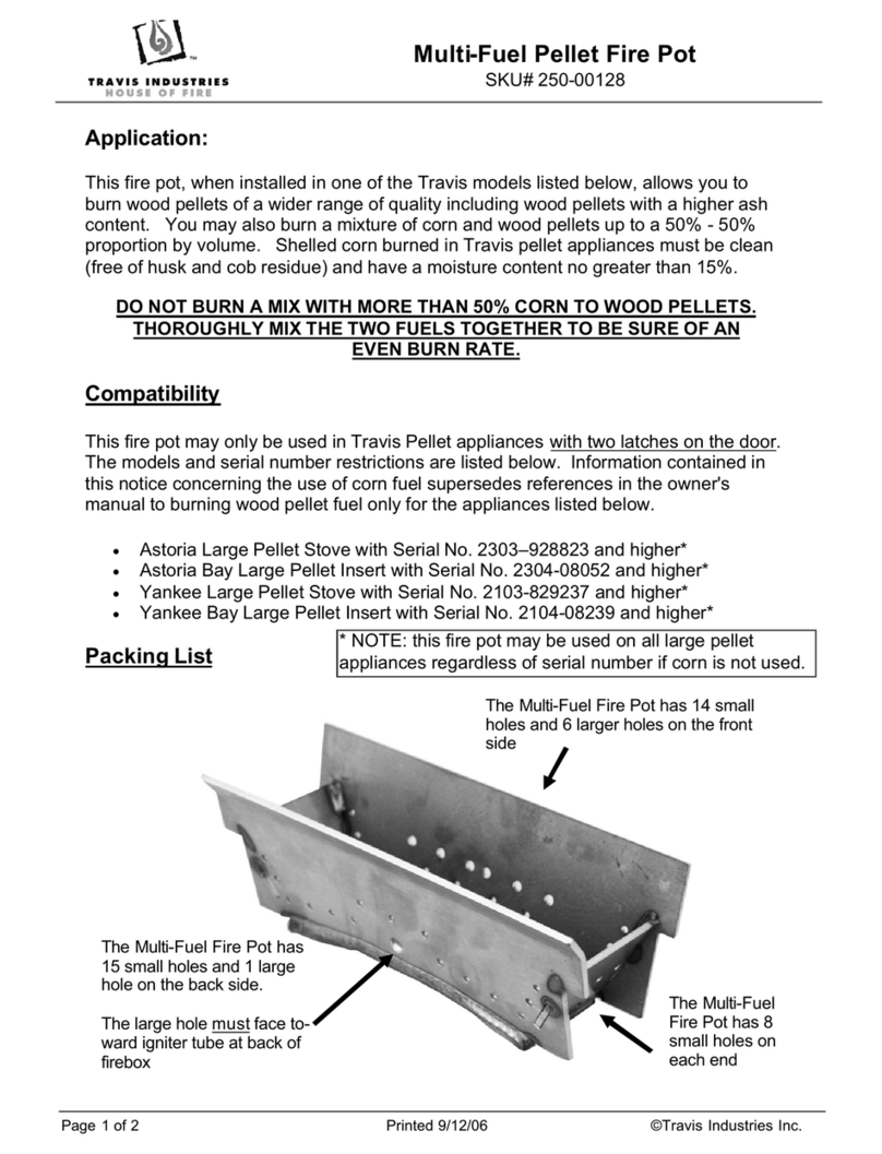 Travis Industries 250-00128 User manual Travis Industries 250-00128 User manual