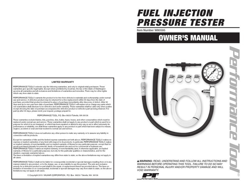 PT W80595 owner's manual