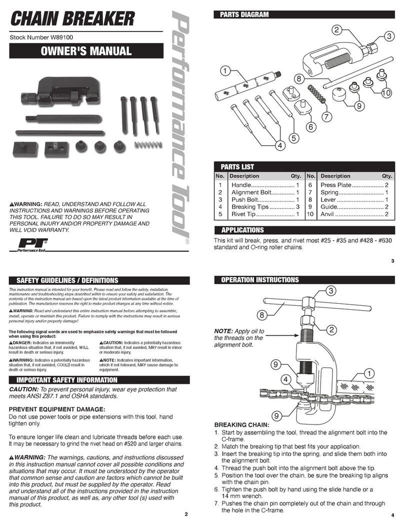 PT W89100 owner's manual