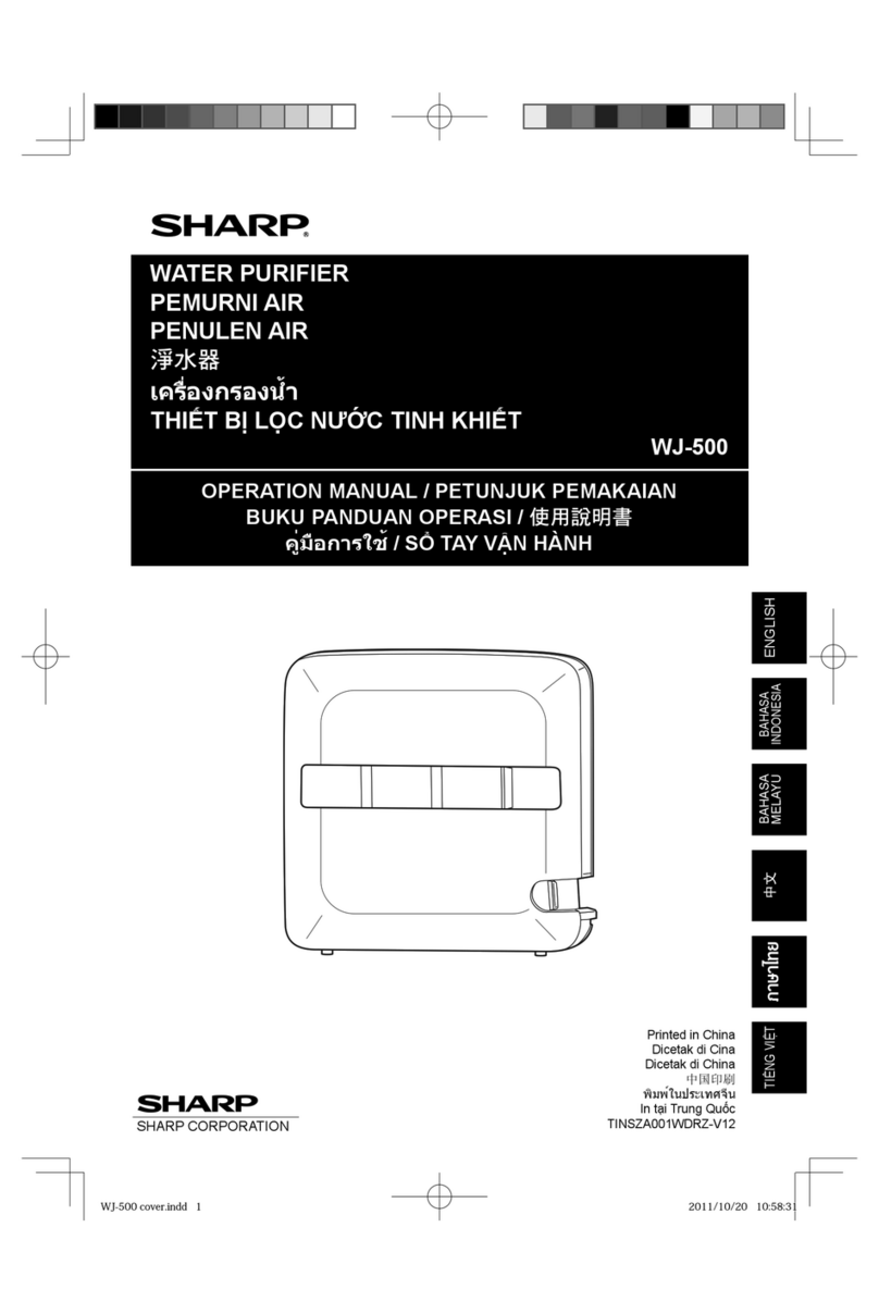 Sharp WJ-500 User manual