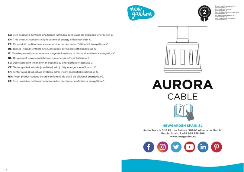 NewGarden AURORA User manual
