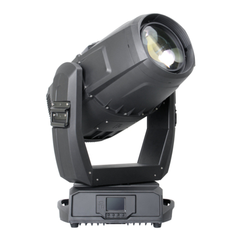 PR Lighting AQUA 580 BEAM User manual PR Lighting AQUA 580 BEAM User manual