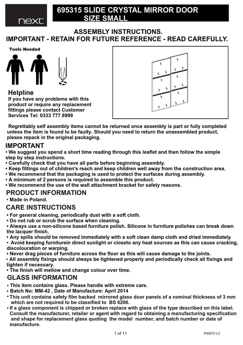 Next 695315 Assembly instructions