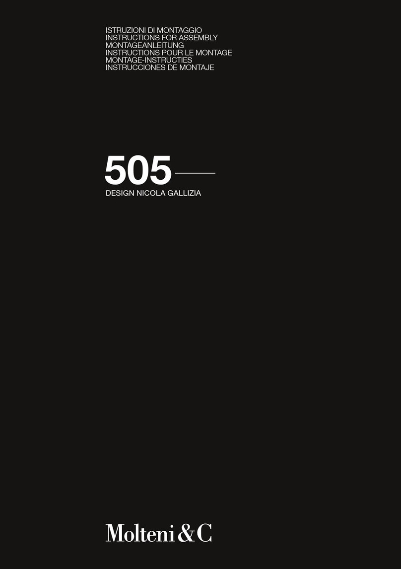 Molteni&C 505 Instructions for assembly Molteni&C 505 Instructions for assembly