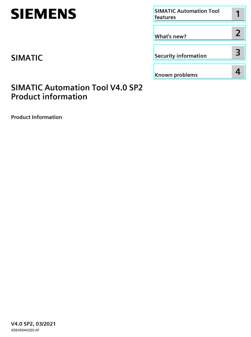 Siemens SIMATIC V4.0 SP2 User manual