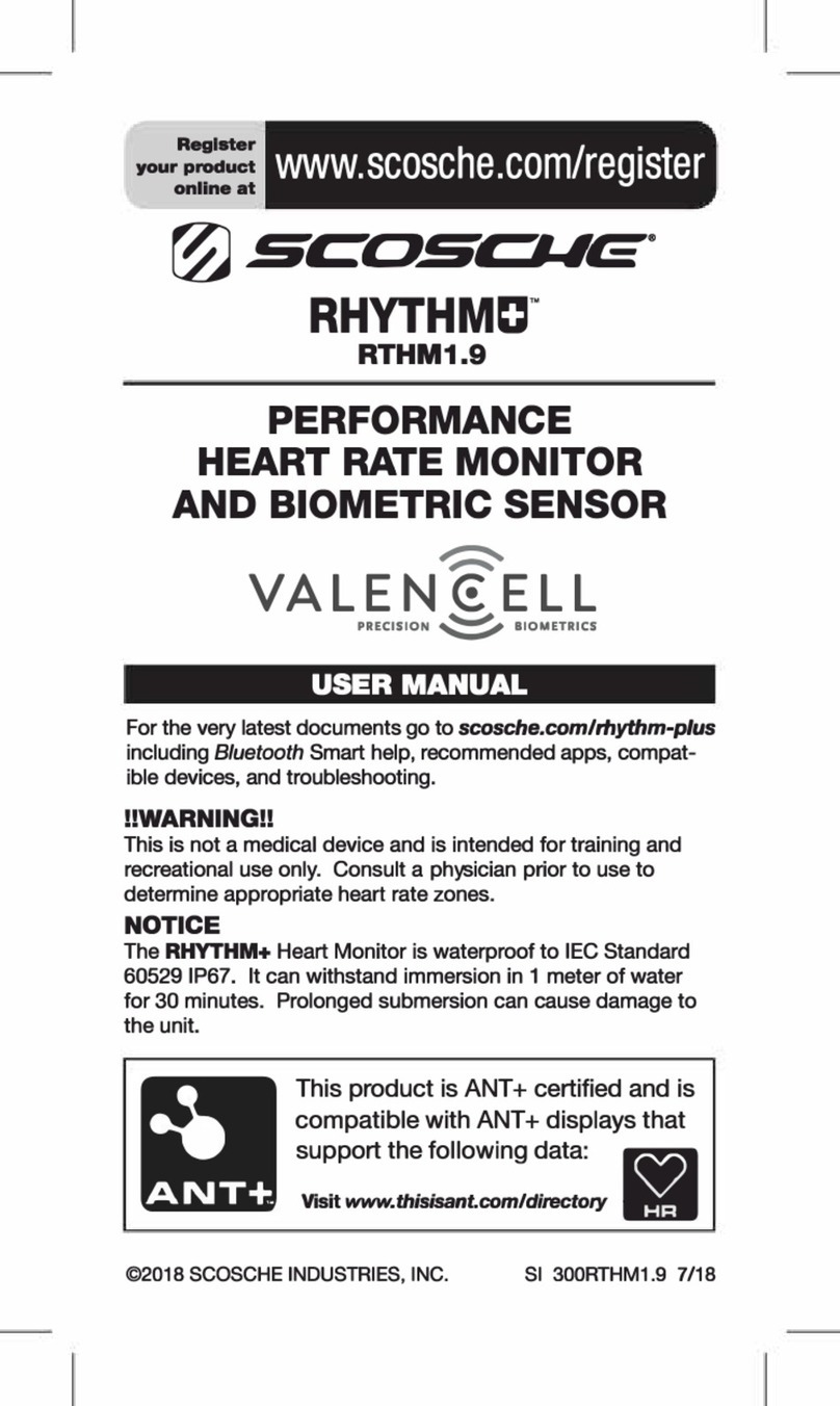 Scosche RHYTHM RTHM19 user manual