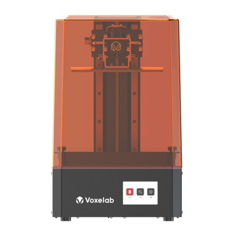Voxelab Proxima 8.9 quick start guide