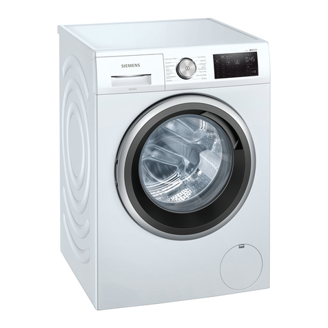 Siemens WM14UR00NL User manual and installation instructions Siemens WM14UR00NL User manual and installation instructions