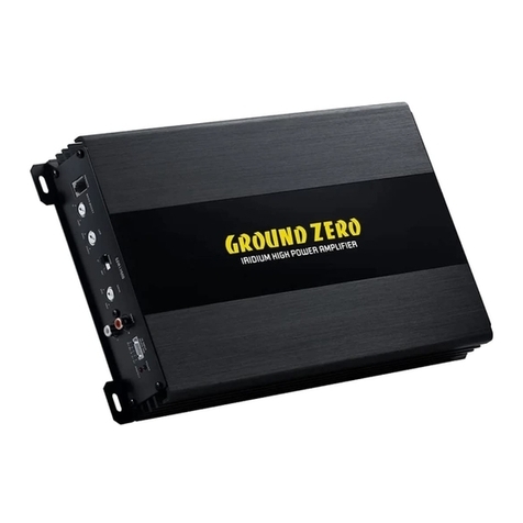 Ground Zero IRIDIUM SERIES owner's manual