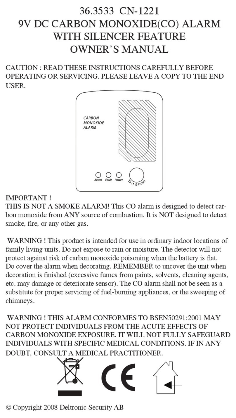 Deltronic Security CN-1221 owner's manual Deltronic Security CN-1221 owner's manual