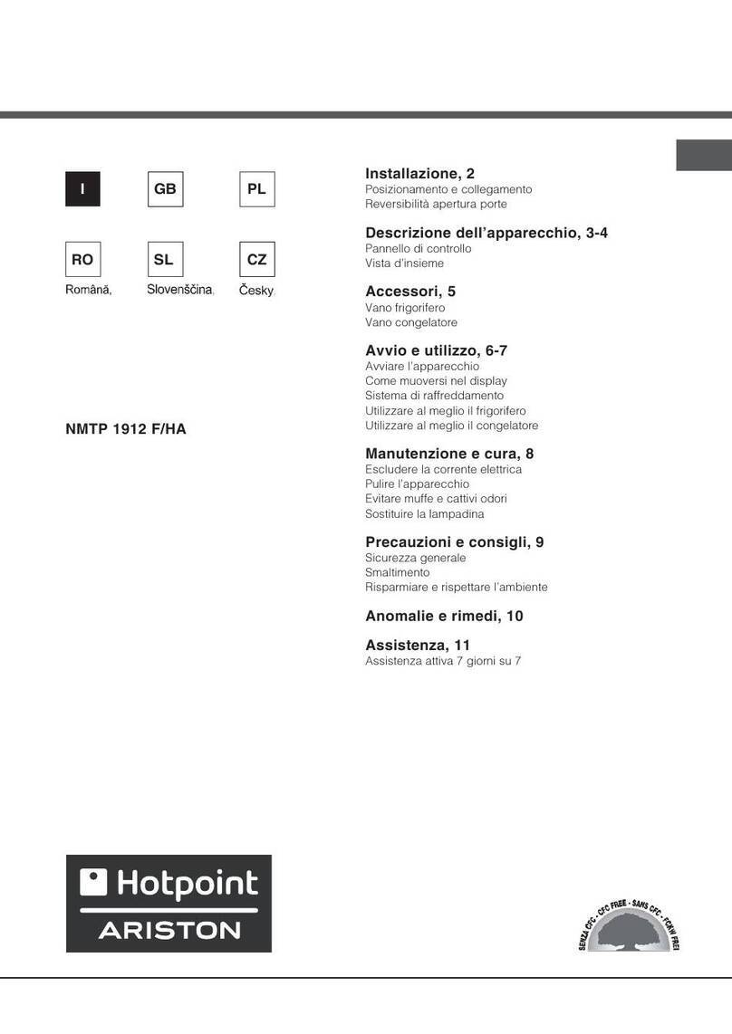 Hotpoint Ariston NMTP 1912 F/HA User manual